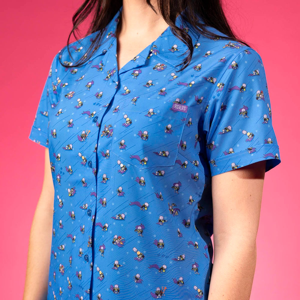 The Powerpuff Girls "I AM MOJO JOJO" – Women's KUNUFLEX Short Sleeve Shirt - Image 3