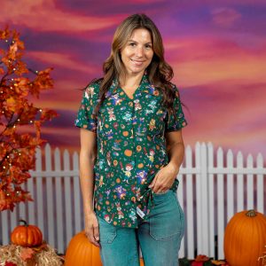 Disney’s Winnie the Pooh "Boo Crew" – Women's KUNUFLEX Short Sleeve Shirt