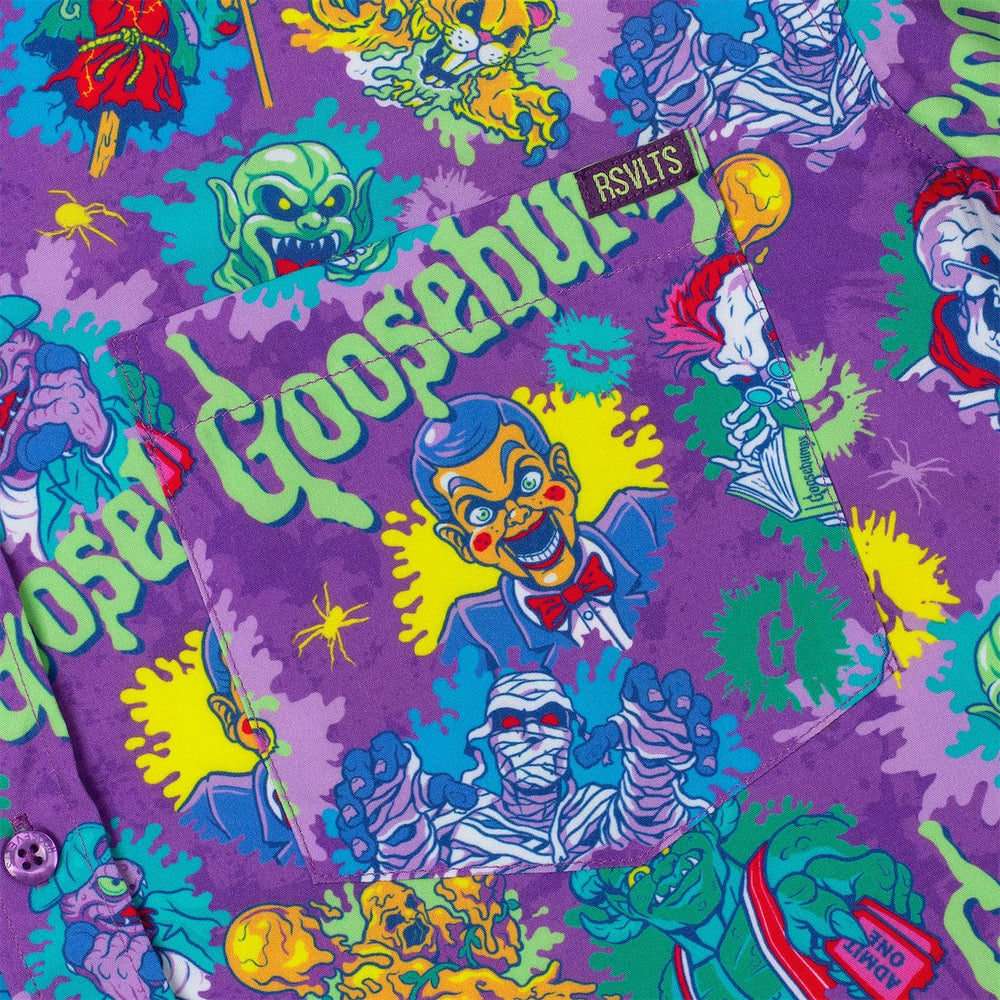 Goosebumps "Scared Sheetless" – KUNUFLEX Short Sleeve Shirt - Image 3