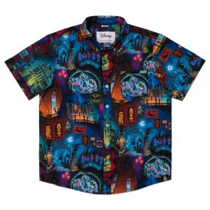 Disney's Haunted Mansion "999 Happy Haunts" – Youth KUNUFLEX Short Sleeve Shirt