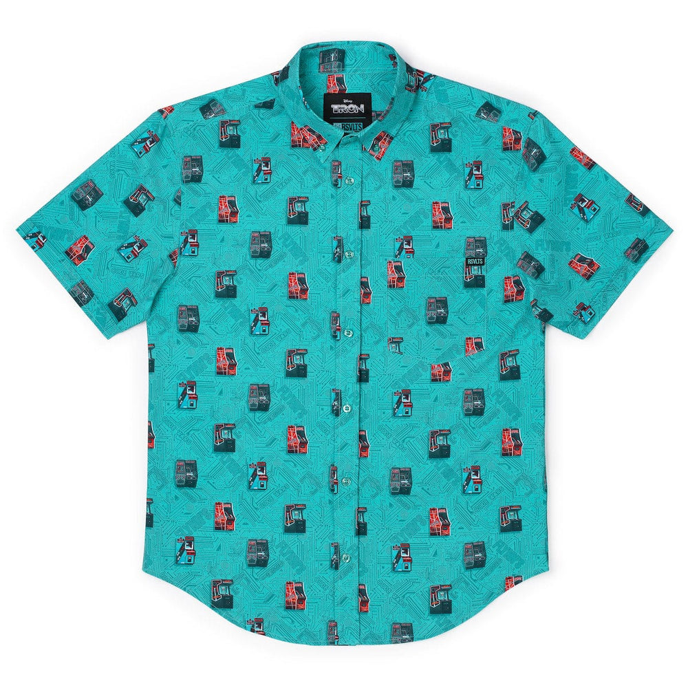 Disney's Tron "Flynn’s Arcade" – KUNUFLEX Short Sleeve Shirt - Image 5