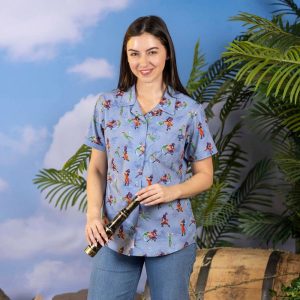 Disney's Peter Pan "Fight & Flight" – Women's KUNUFLEX Short Sleeve Shirt