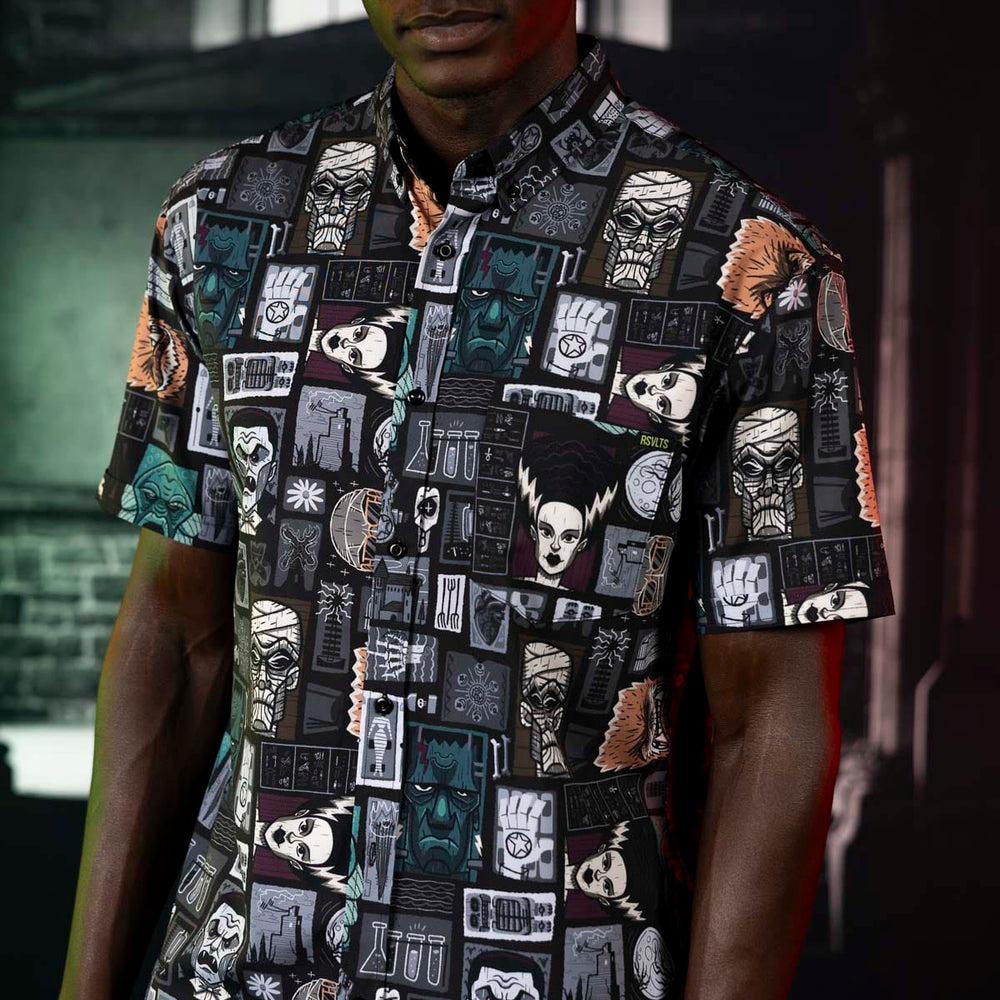Universal Monsters "Freaky Tiki" – KUNUFLEX Short Sleeve Shirt - Image 4