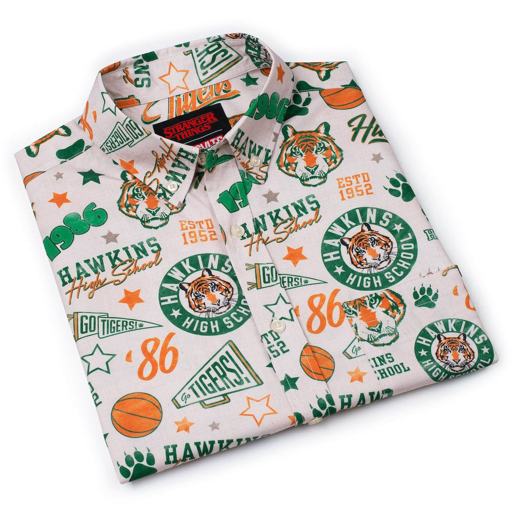 Stranger Things "Go Tigers!" – KUNUFLEX Short Sleeve Shirt - Image 8