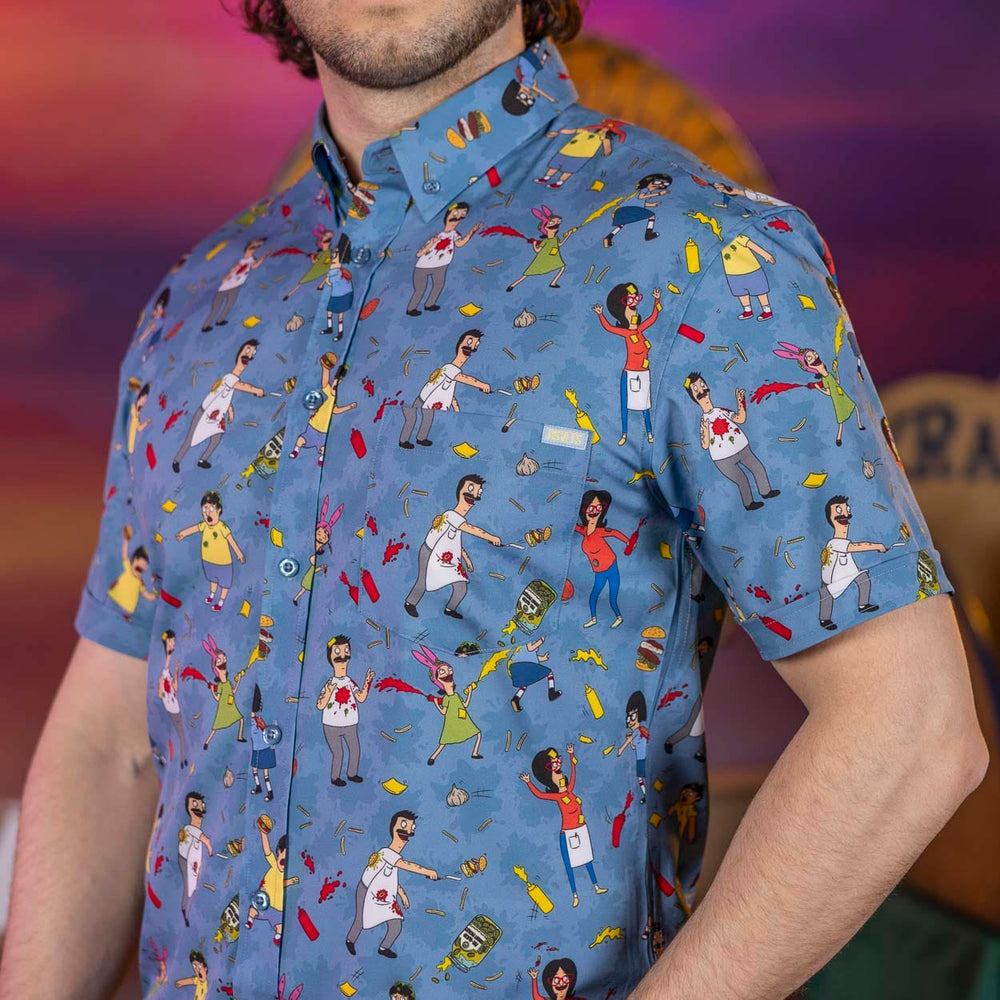 Bob's Burgers "Belcher Brawl" – KUNUFLEX Short Sleeve Shirt - Image 6