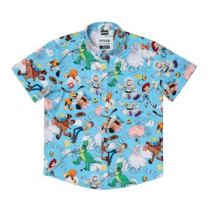 Disney and Pixar Toy Story "Andy's Toy Box" – Youth KUNUFLEX Short Sleeve Shirt