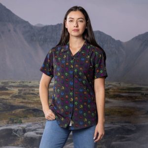 How to Train Your Dragon "Sizzlin' Sigils" – Women's KUNUFLEX Short Sleeve Shirt