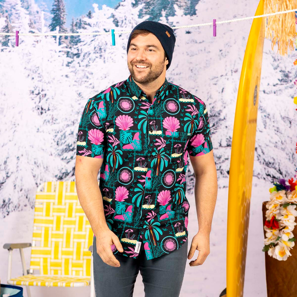 Miami Vibes – KUNUFLEX Short Sleeve Shirt - Image 3