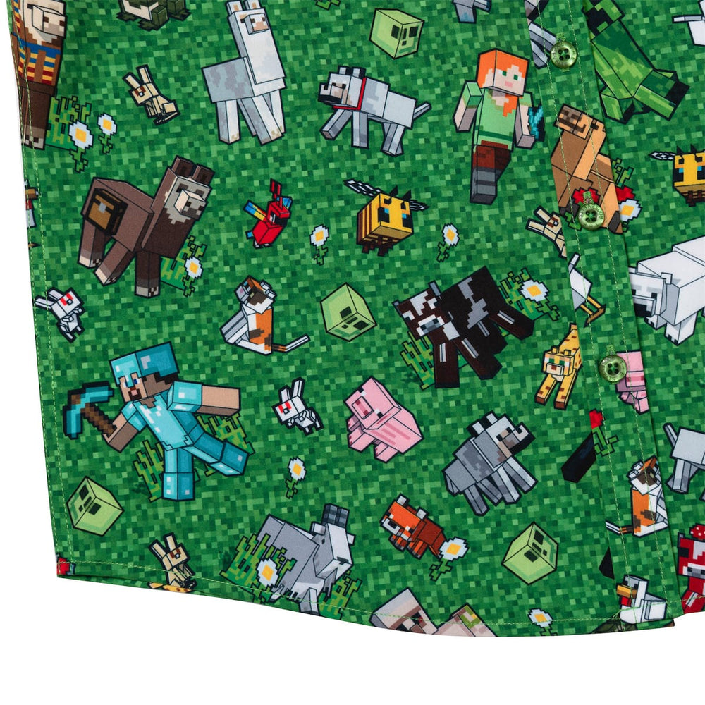 Minecraft "Overworld Odyssey" – Youth KUNUFLEX Short Sleeve Shirt - Image 5