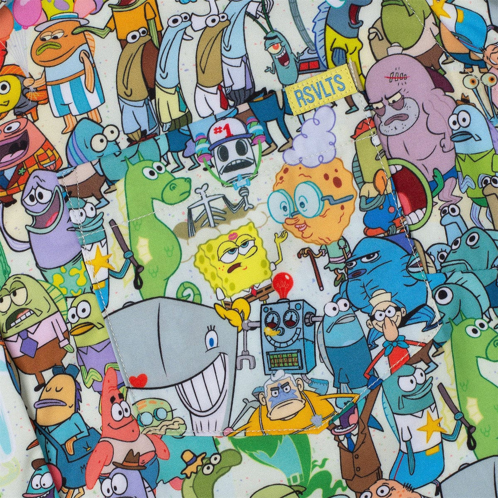 SpongeBob "Welcome to Bikini Bottom" – Women's KUNUFLEX Short Sleeve Shirt - Image 2