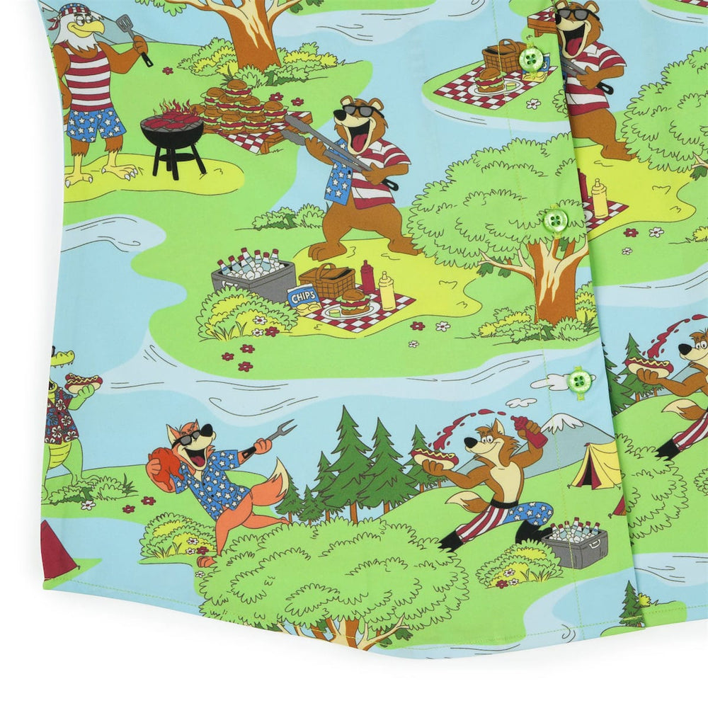 Forest Fourth – Women's KUNUFLEX Short Sleeve Shirt - Image 7