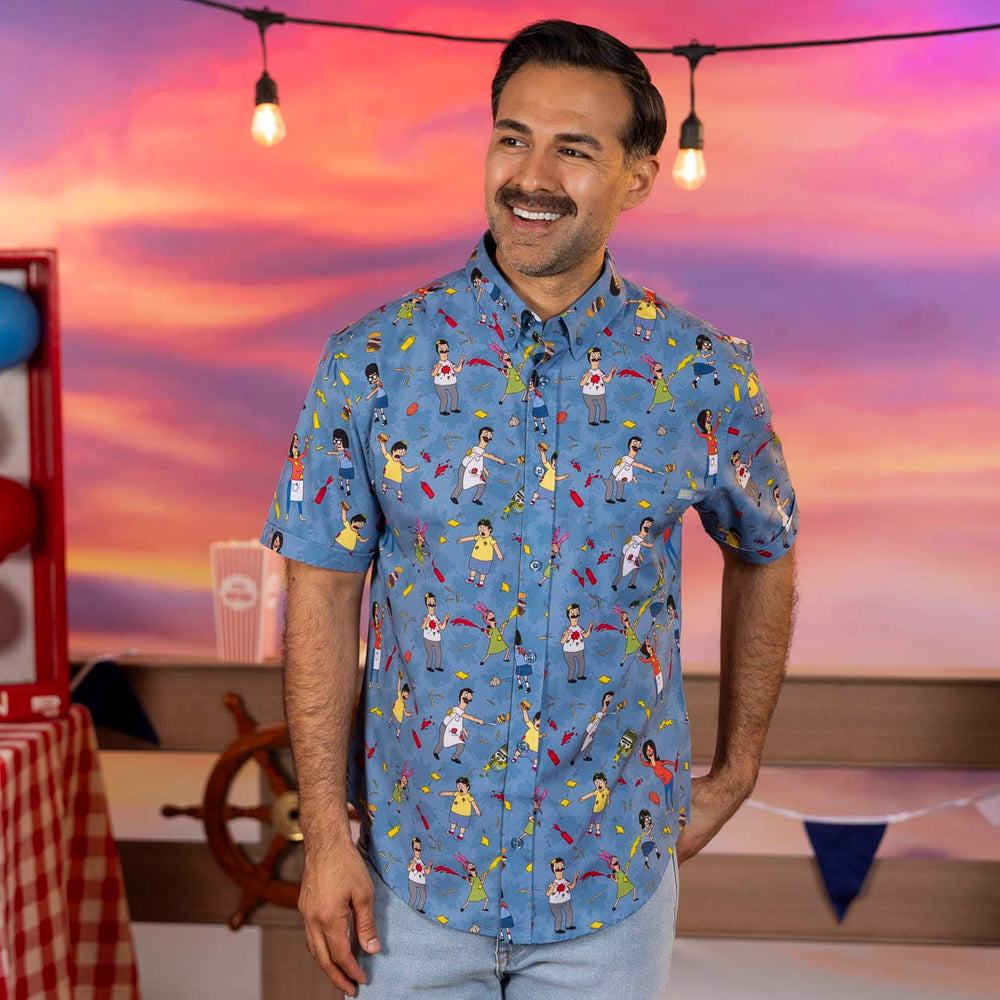 Bob's Burgers "Belcher Brawl" – KUNUFLEX Short Sleeve Shirt - Image 2