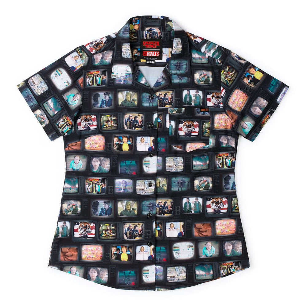 Stranger Things "Strange Signals" – Women's KUNUFLEX Short Sleeve Shirt