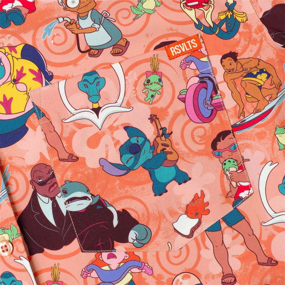 Disney's Lilo & Stitch "Ohana Means Family" – KUNUFLEX Short Sleeve Shirt - Image 3
