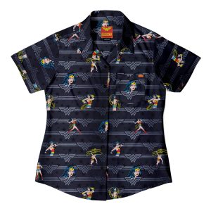DC Wonder Woman "Legacy of Wonder" – Women's KUNUFLEX Short Sleeve Shirt