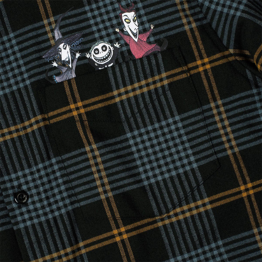Disney Tim Burton's The Nightmare Before Christmas "Lock, Shock & Barrel" – BorlandFlex™ Long Sleeve Flannel (2024 Fit) - Image 5