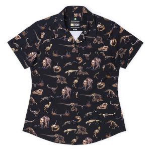 Smithsonian's Natural History "Excavating History" – Women's KUNUFLEX Short Sleeve Shirt