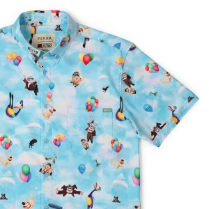 Disney and Pixar Up "What Goes Up..." – KUNUFLEX Short Sleeve Shirt