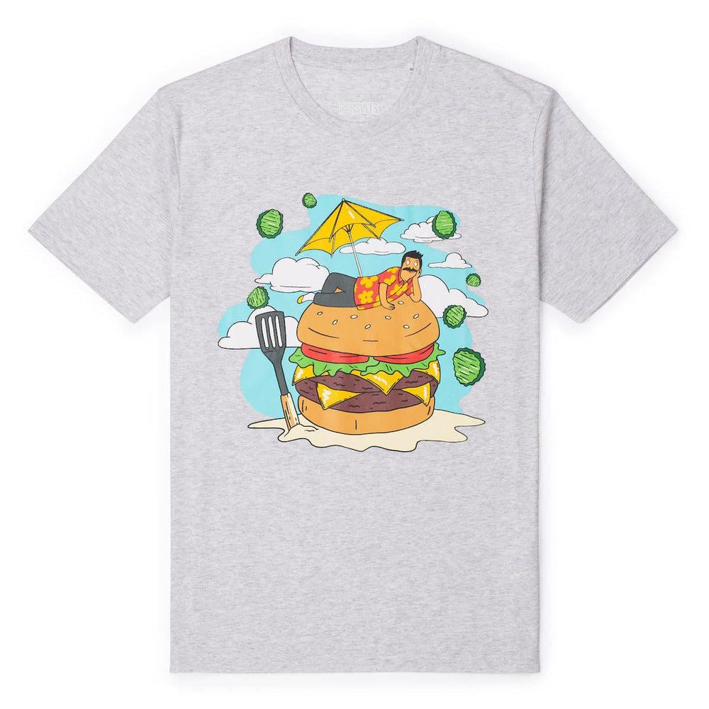 Bob's Burgers "Bob on a Burger" – Crewneck Tee