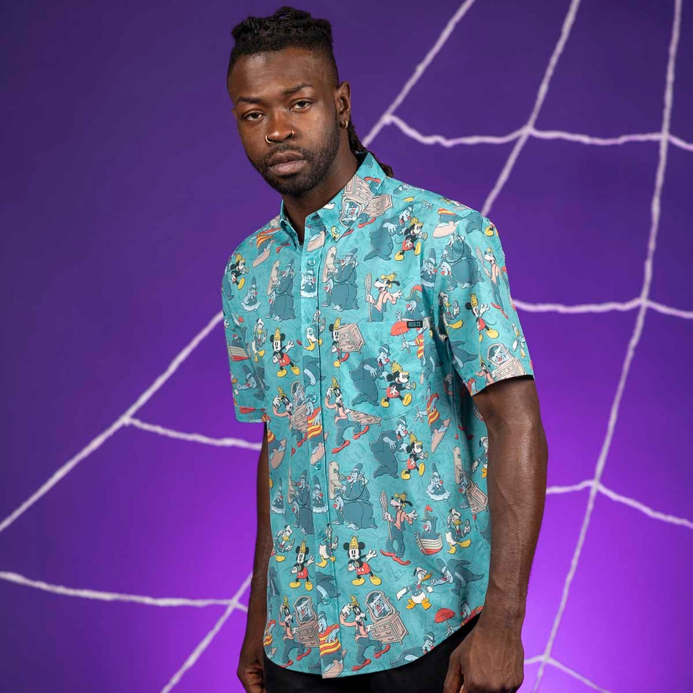 Disney "Ajax Ghost Exterminators" – KUNUFLEX Short Sleeve Shirt - Image 3