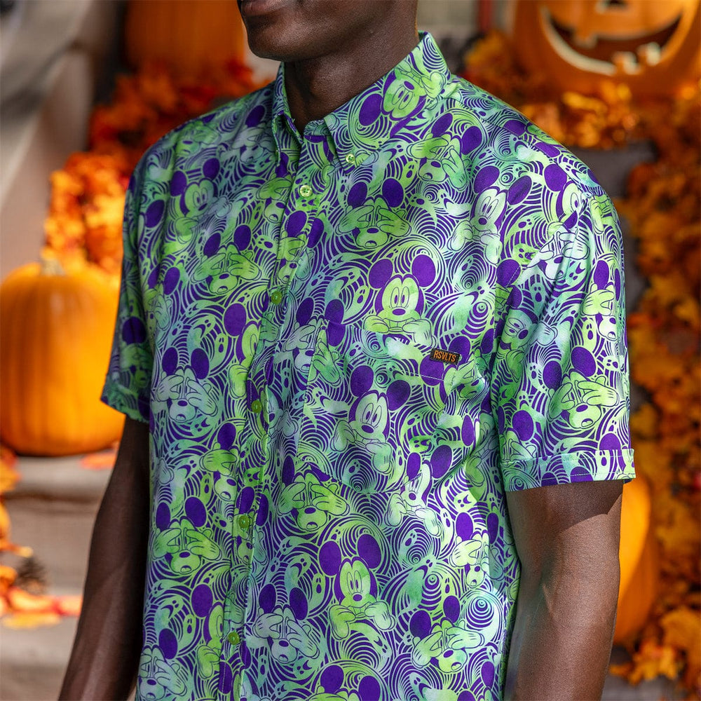 Disney "Haunted Mouse" – KUNUFLEX Short Sleeve Shirt - Image 4