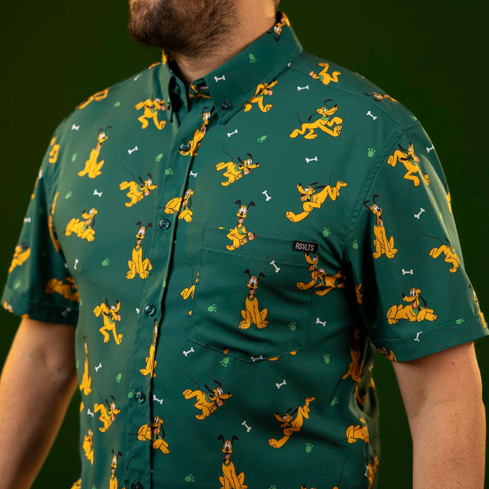 Disney "Pluto on the Green" – KUNUFLEX Short Sleeve Shirt