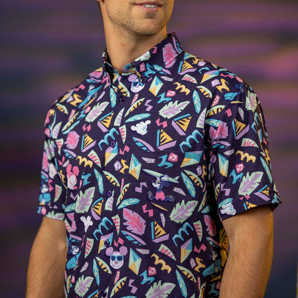 Disney "Surfin' Mickey" – KUNUFLEX Short Sleeve Shirt - Image 2