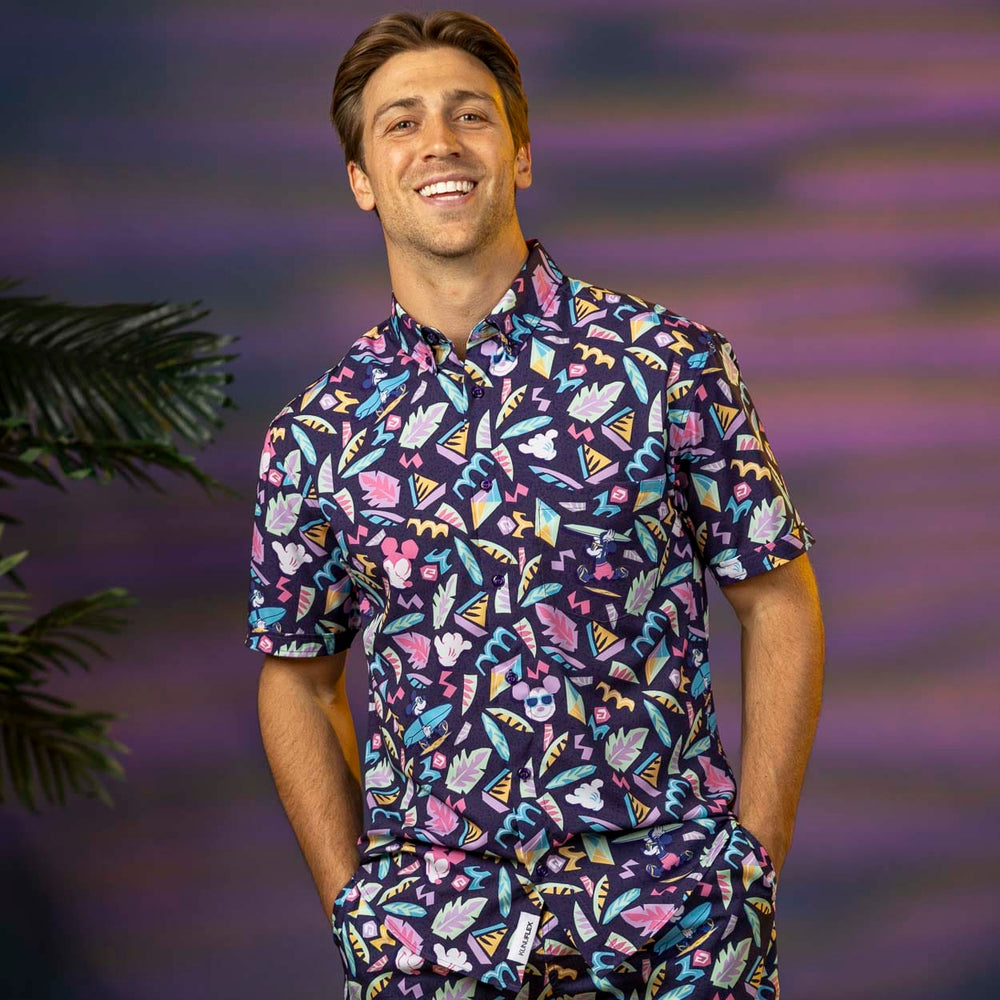 Disney "Surfin' Mickey" – KUNUFLEX Short Sleeve Shirt - Image 3