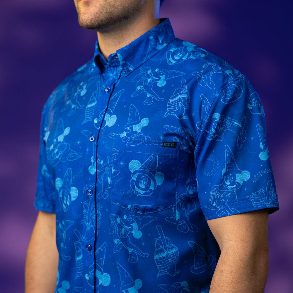 Disney's Fantasia "Sketches in the Stars" – KUNUFLEX Short Sleeve Shirt - Image 2