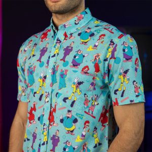 Disney’s A Goofy Movie "The Whole Goofin' Gang" – KUNUFLEX Short Sleeve Shirt