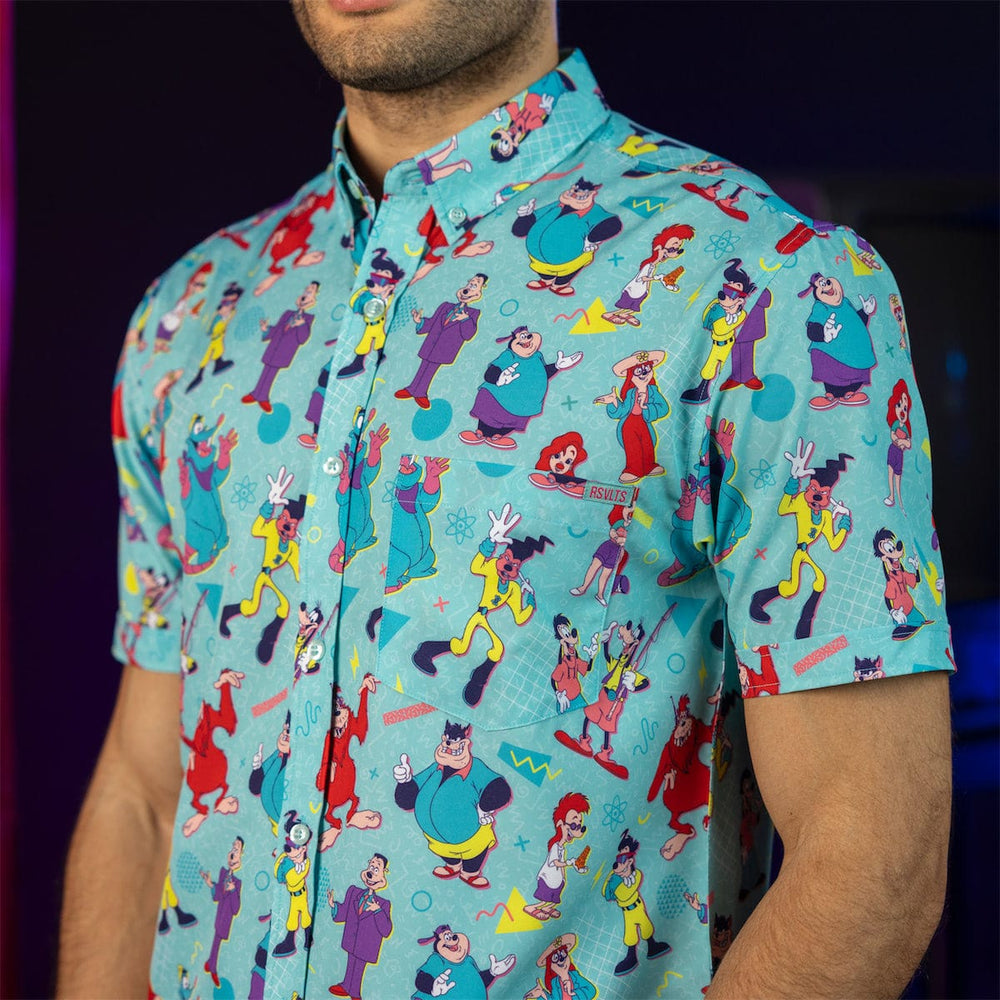 Disney’s A Goofy Movie "The Whole Goofin' Gang" – KUNUFLEX Short Sleeve Shirt