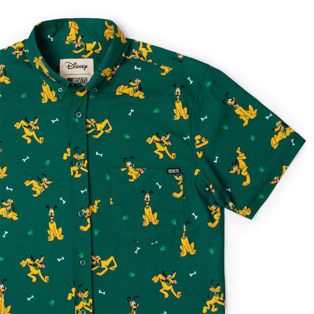 Disney "Pluto on the Green" – KUNUFLEX Short Sleeve Shirt - Image 2