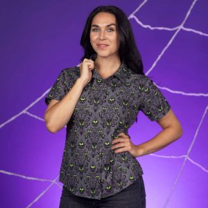 Disney’s Haunted Mansion “Wall Creeps” – Women's KUNUFLEX Short Sleeve Shirt