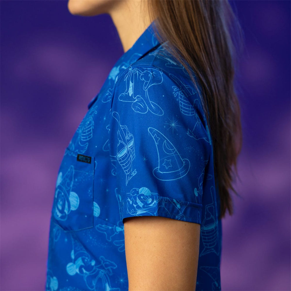 Disney's Fantasia "Sketches in the Stars" – Women's KUNUFLEX Short Sleeve Shirt - Image 6