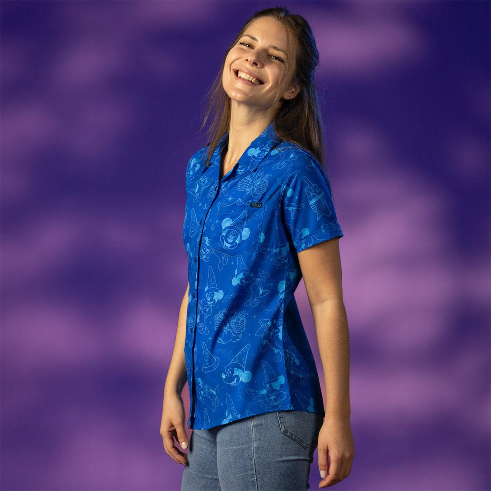 Disney's Fantasia "Sketches in the Stars" – Women's KUNUFLEX Short Sleeve Shirt - Image 2