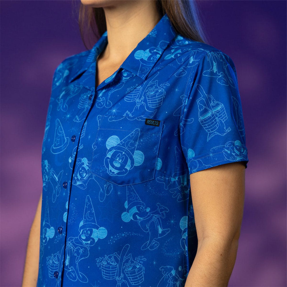 Disney's Fantasia "Sketches in the Stars" – Women's KUNUFLEX Short Sleeve Shirt - Image 4