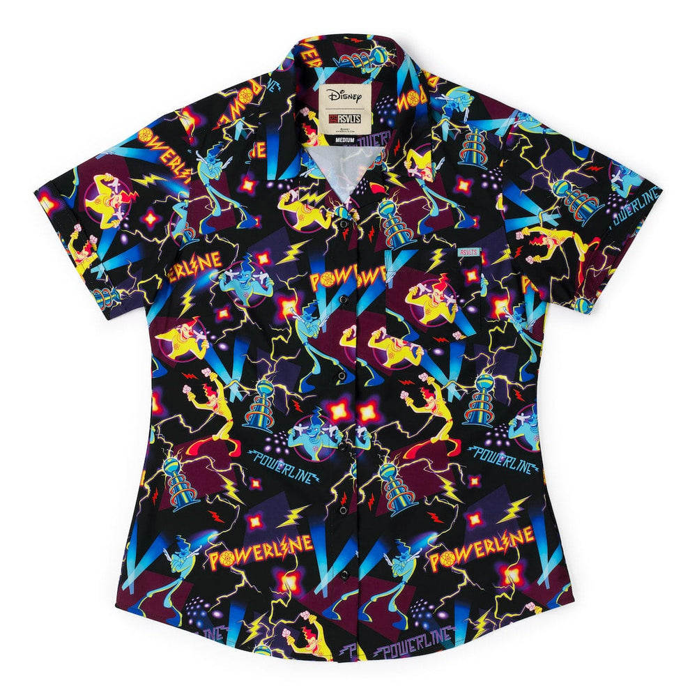 Disney’s A Goofy Movie "Powerline" – Women's KUNUFLEX Short Sleeve Shirt - Image 2