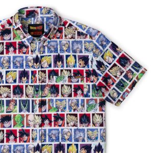 Dragon Ball Z "Heroes and Enemies" – KUNUFLEX Short Sleeve Shirt