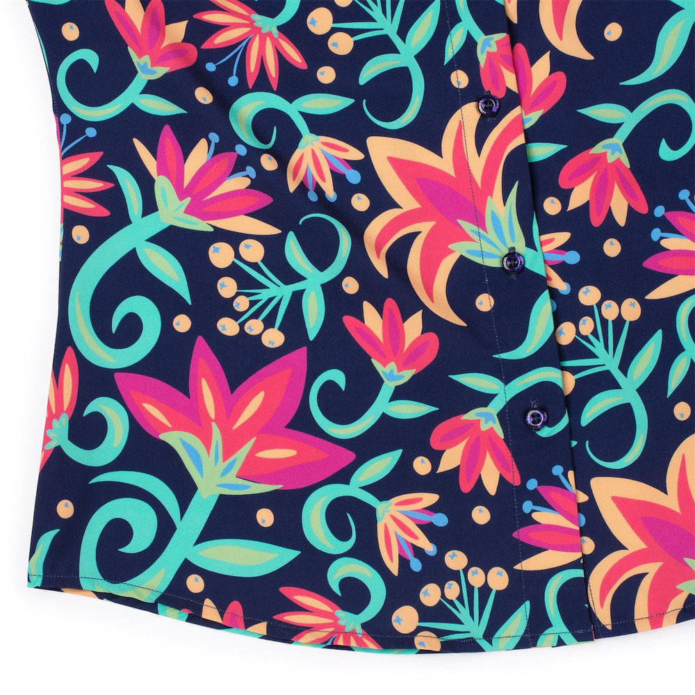 Rogue Foliage – Women's KUNUFLEX Short Sleeve Shirt - Image 4