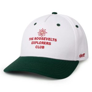 Explorers Club – 5-Panel Curved Brim Hat