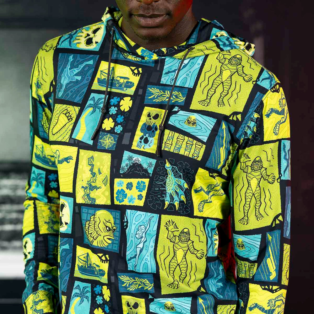 Universal Monsters "Tiki from the Black Lagoon" – Performance Hoodie - Image 4