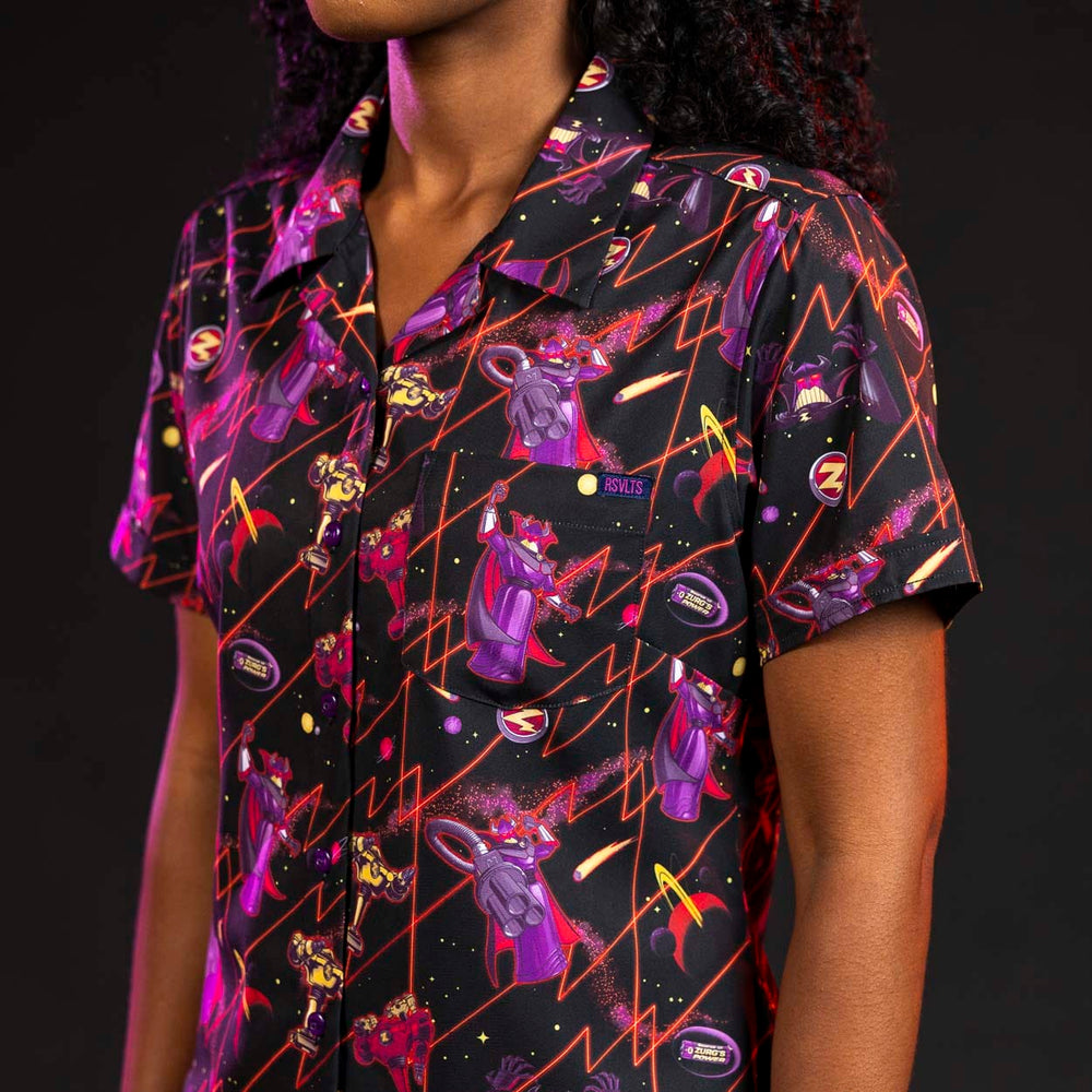 Disney and Pixar Toy Story "Emperor of Evil" – Women's KUNUFLEX Short Sleeve Shirt - Image 3