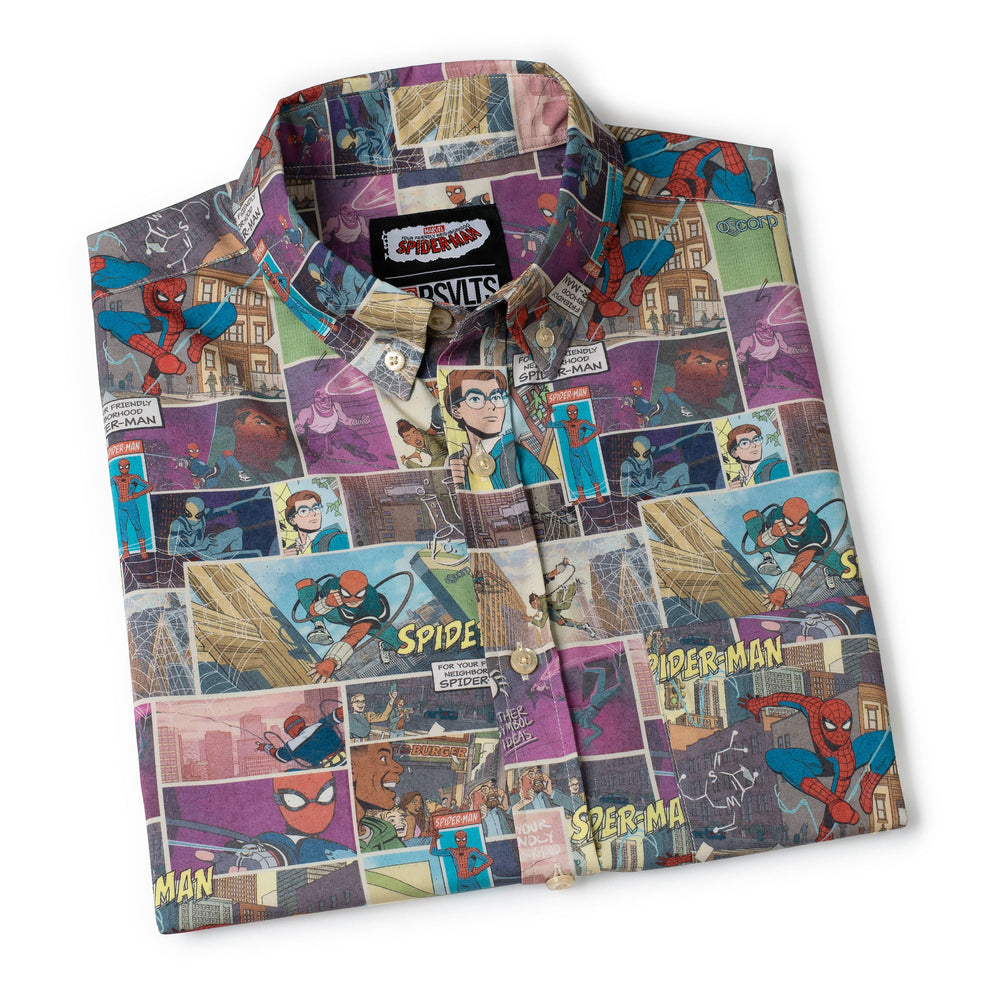 Your Friendly Neighborhood Spider-Man "In the Swing of Things" – KUNUFLEX Short Sleeve Shirt - Image 8