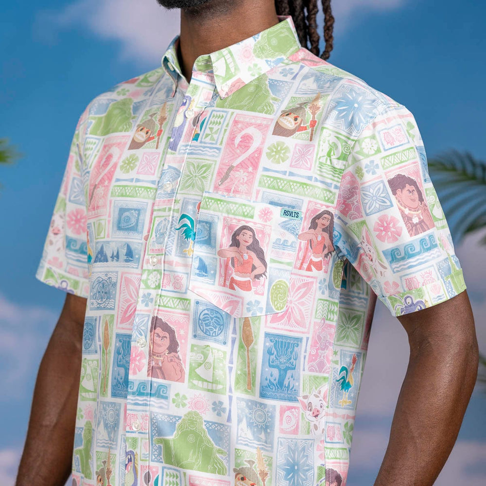 Disney's Moana "Voyagers" – KUNUFLEX Short Sleeve Shirt - Image 4
