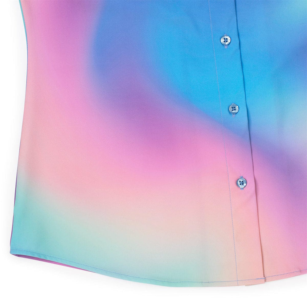 Y2K Retro "Sandstorm" – Women's KUNUFLEX Short Sleeve Shirt - Image 7