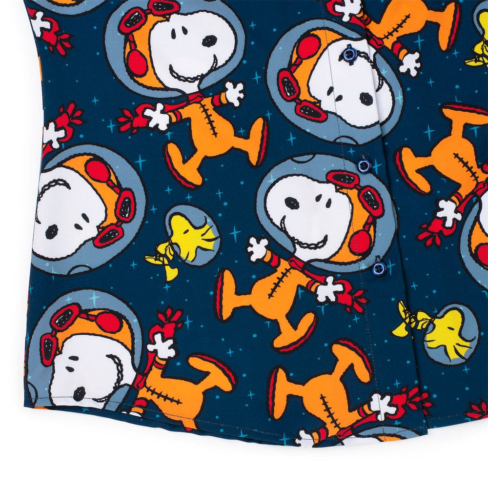 Peanuts "Snoopy in Space" – Women's KUNUFLEX Short Sleeve Shirt - Image 7