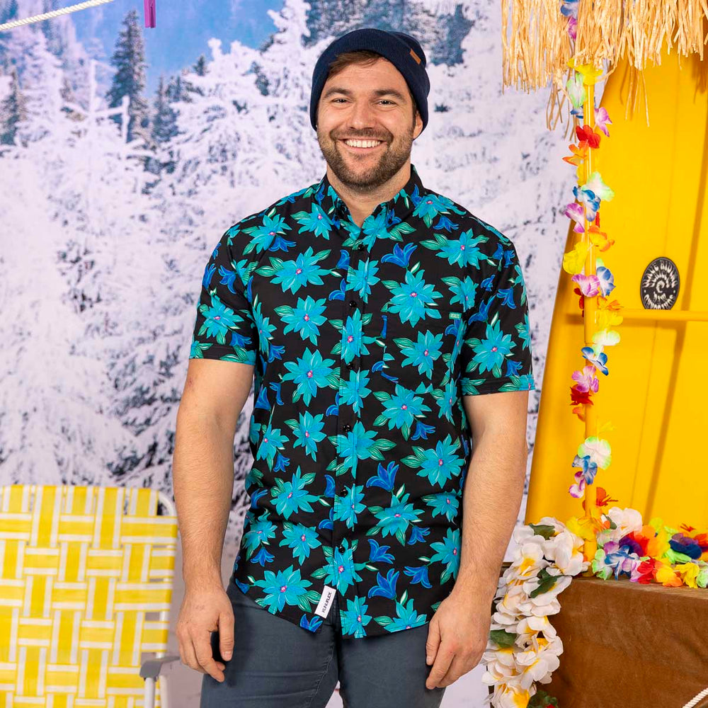 Moon Garden – KUNUFLEX Short Sleeve Shirt - Image 3