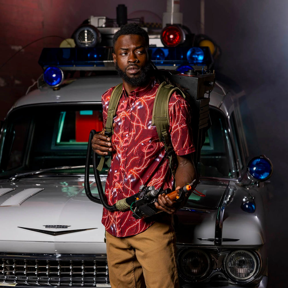 Ghostbusters "Don't Cross the Streams" – KUNUFLEX Short Sleeve Shirt - Image 2