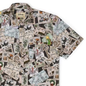 Disney Tim Burton's The Nightmare Before Christmas "Christmas Screamatics" – KUNUFLEX Short Sleeve Shirt