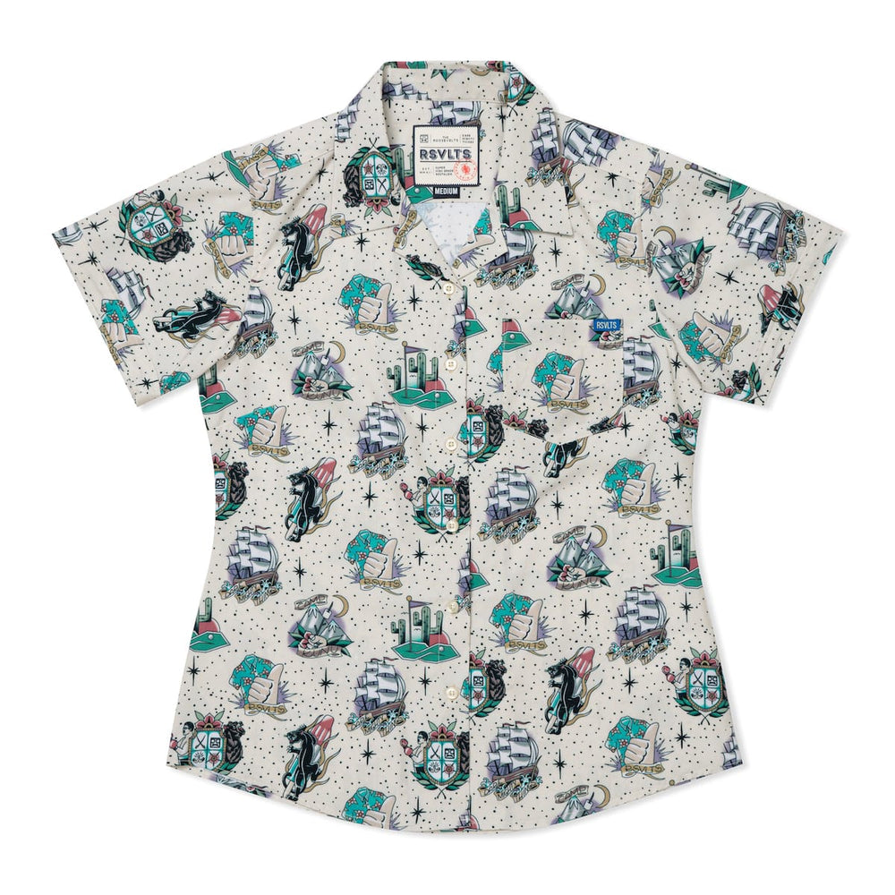 RSVLTS, Ink – Women's KUNUFLEX Short Sleeve Shirt